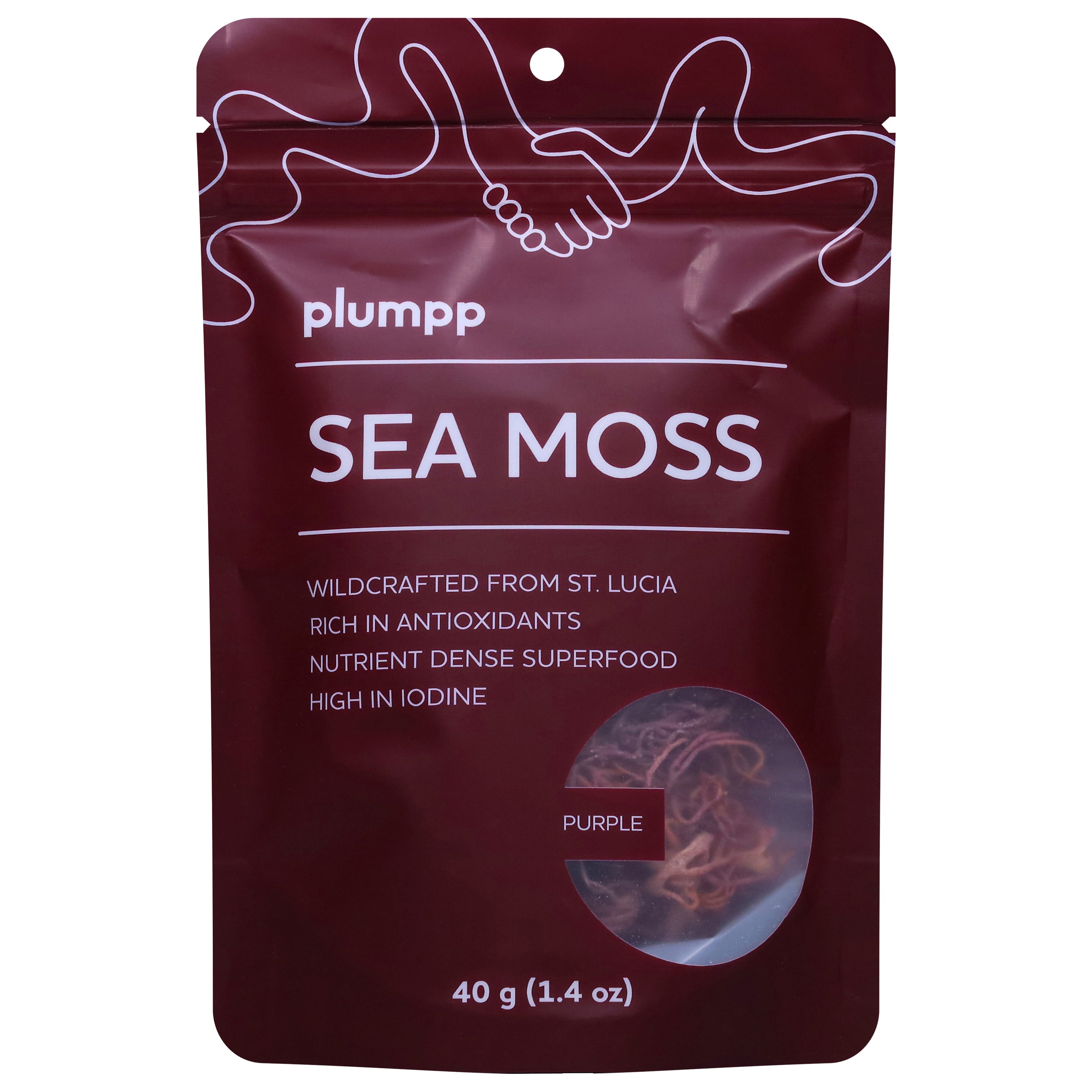 Plumpp Purple Sea Moss 1.4 oz - Case of 1