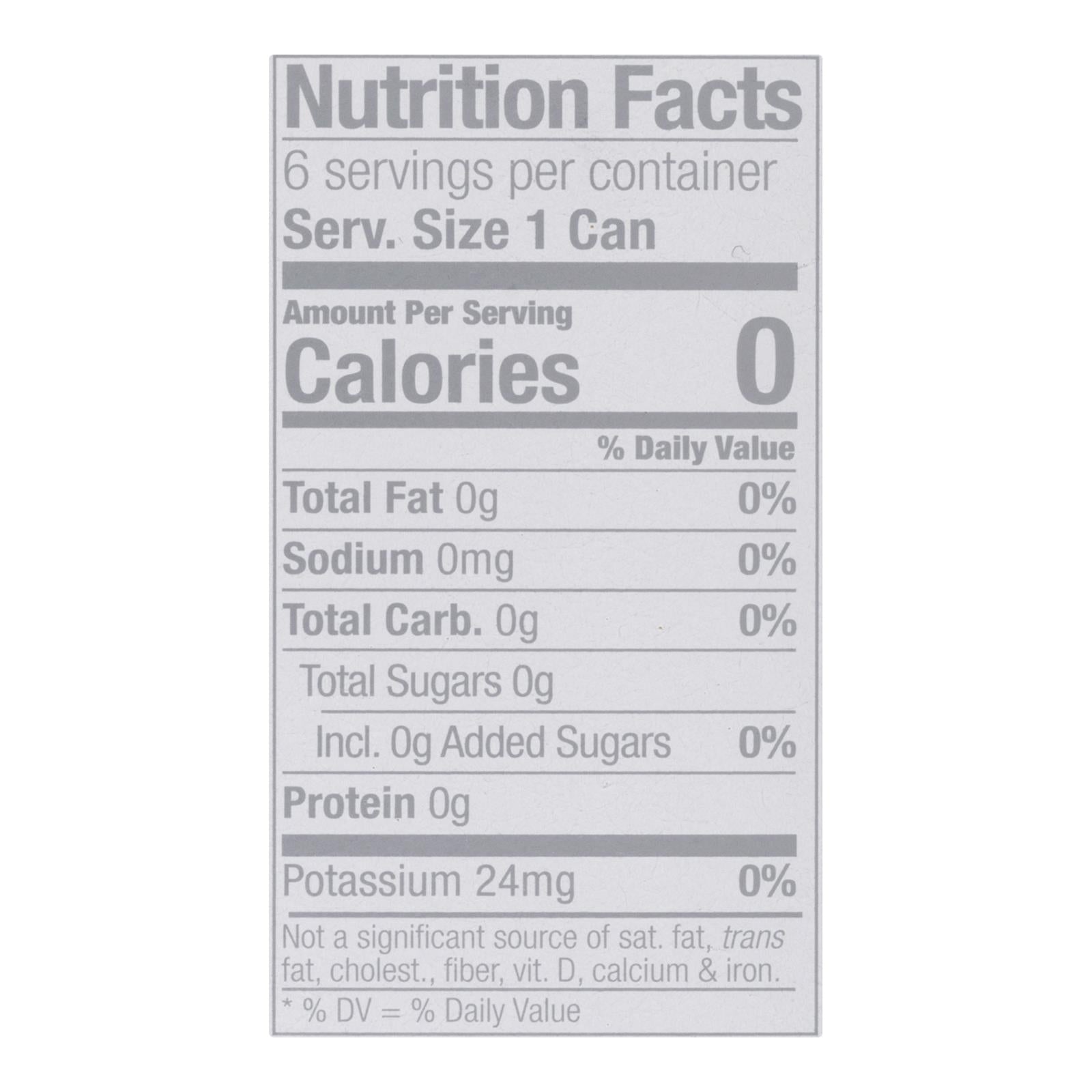 Polar Beverages - Tonic Water Diet 6pk - Case of 4-6/7.5 FZ