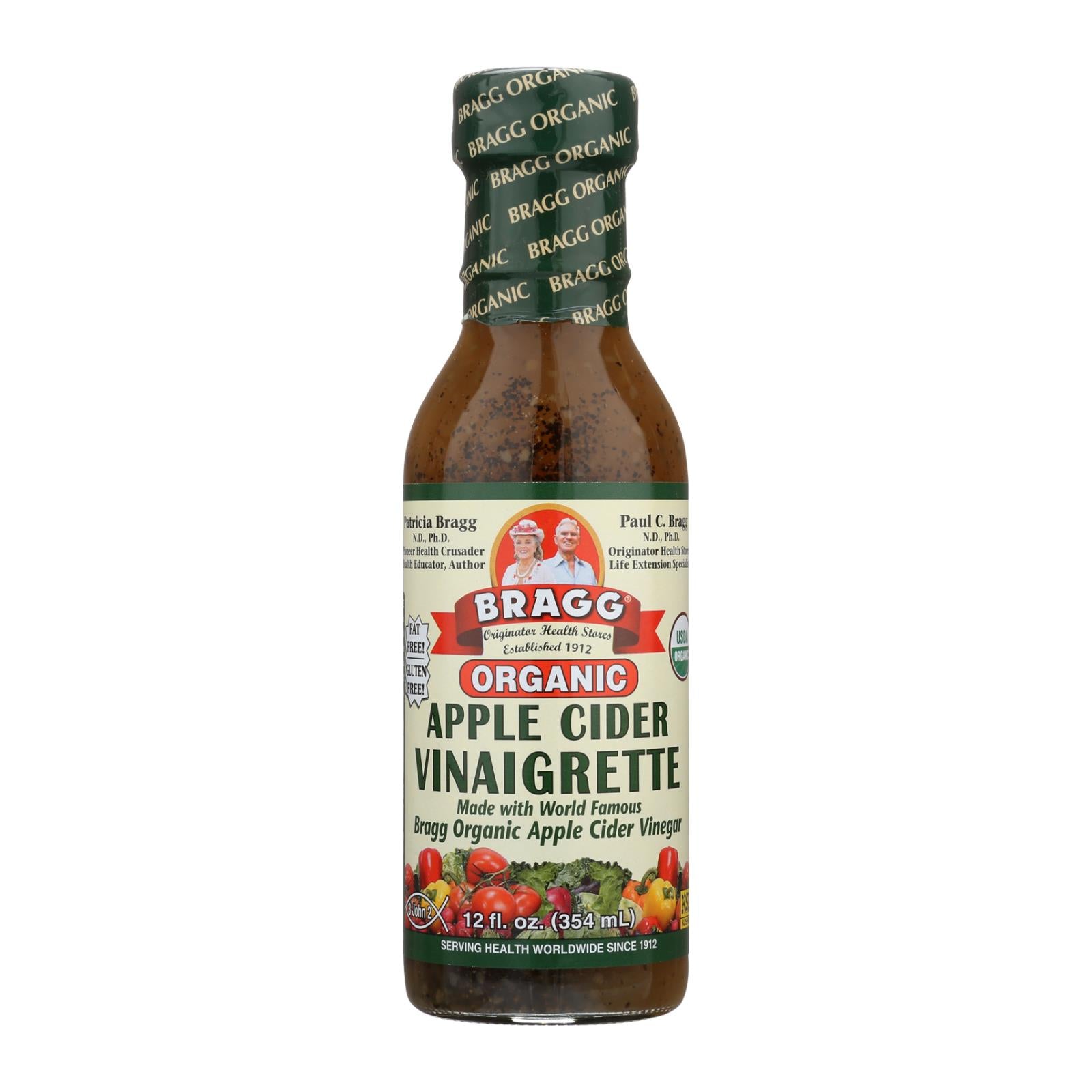 Bragg - Organic Raw Apple Cider Vinaigrette Dressing - Case of 6 - 12 Fl oz.