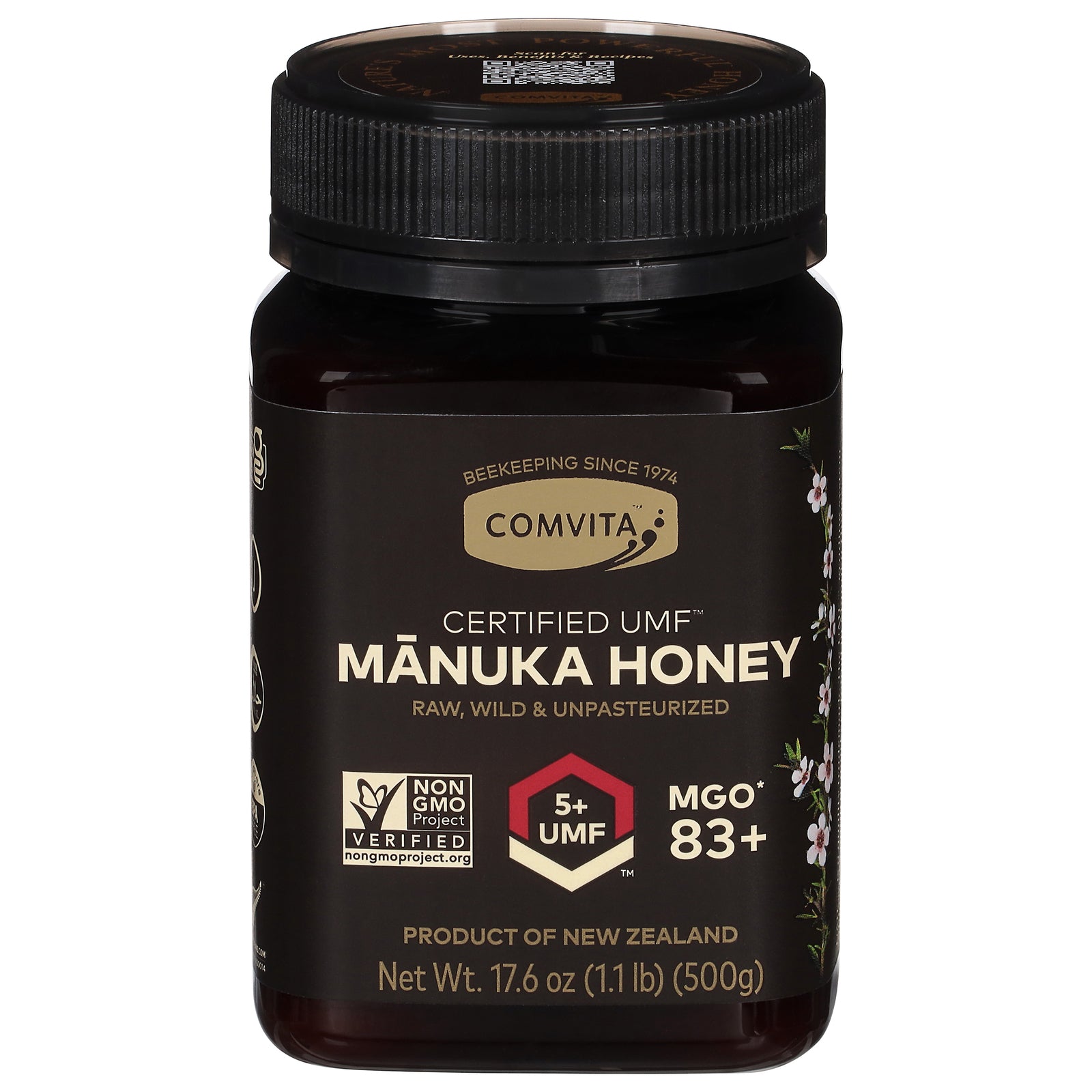 Comvita - Honey Manuka Ultra Manuka Factor 5+ Raw - 1 Each-17.6 ounces