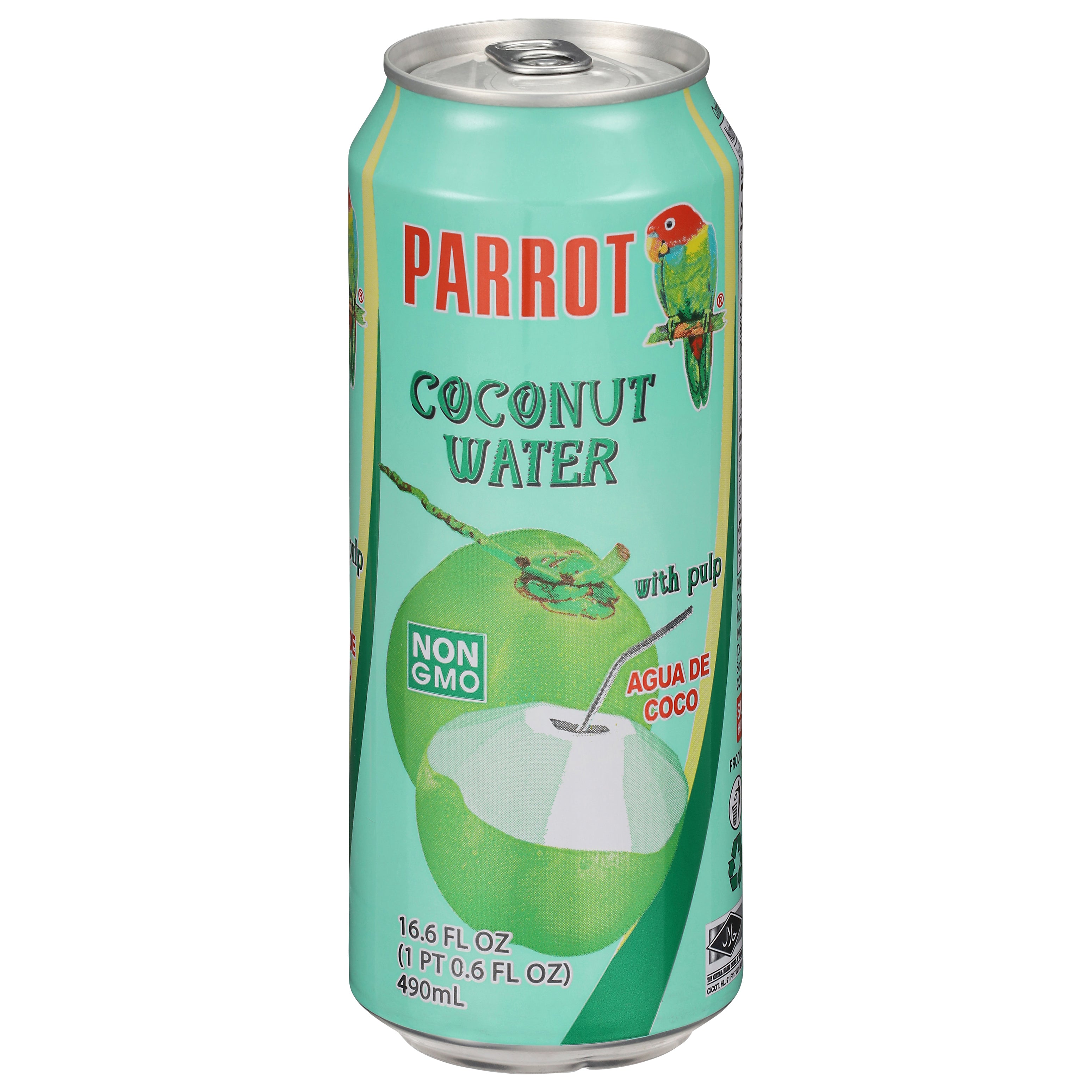 Parrot Coconut Water with Pulp 16.6 fl oz - Case of 12