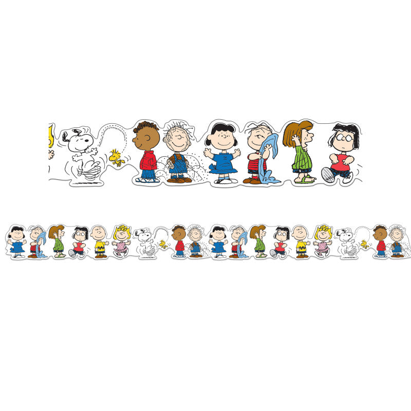 Peanuts® Character Lineup Extra Wide Die-Cut Deco Trim®, 37 Feet