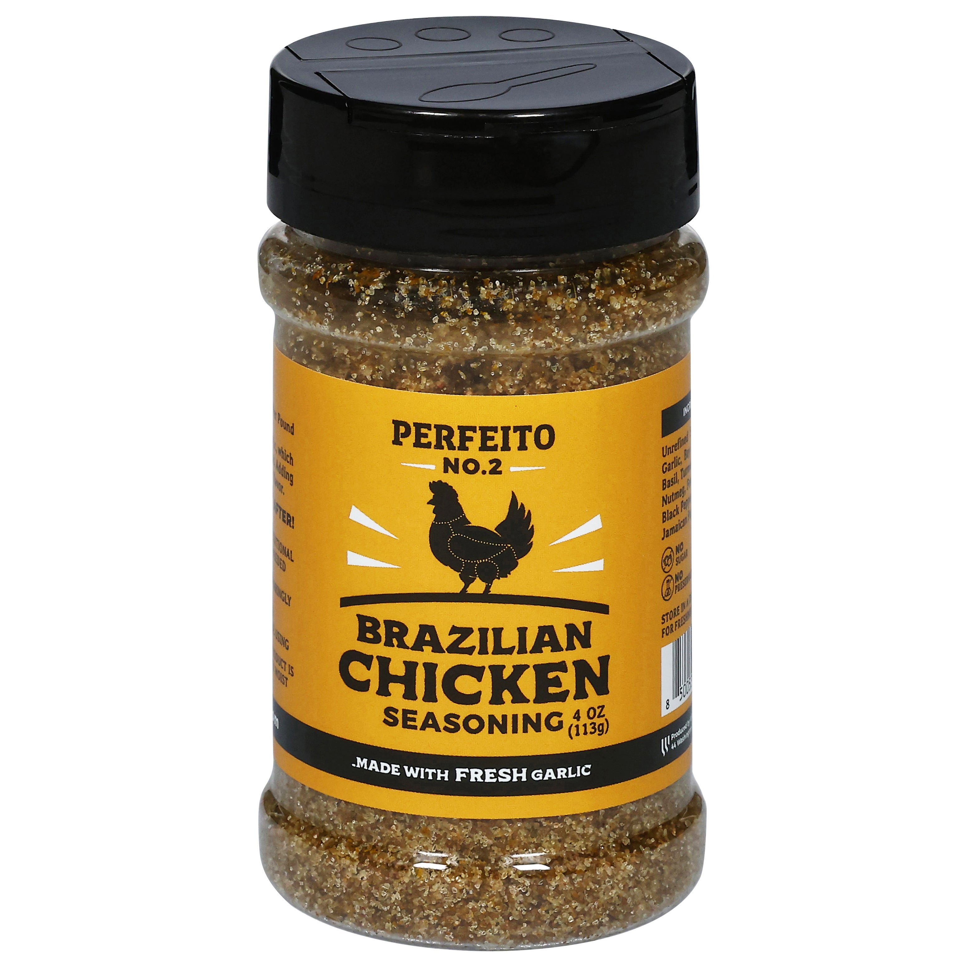 Perfeito No. 2 Brazilian Chicken Seasoning 4 oz - Case of 6