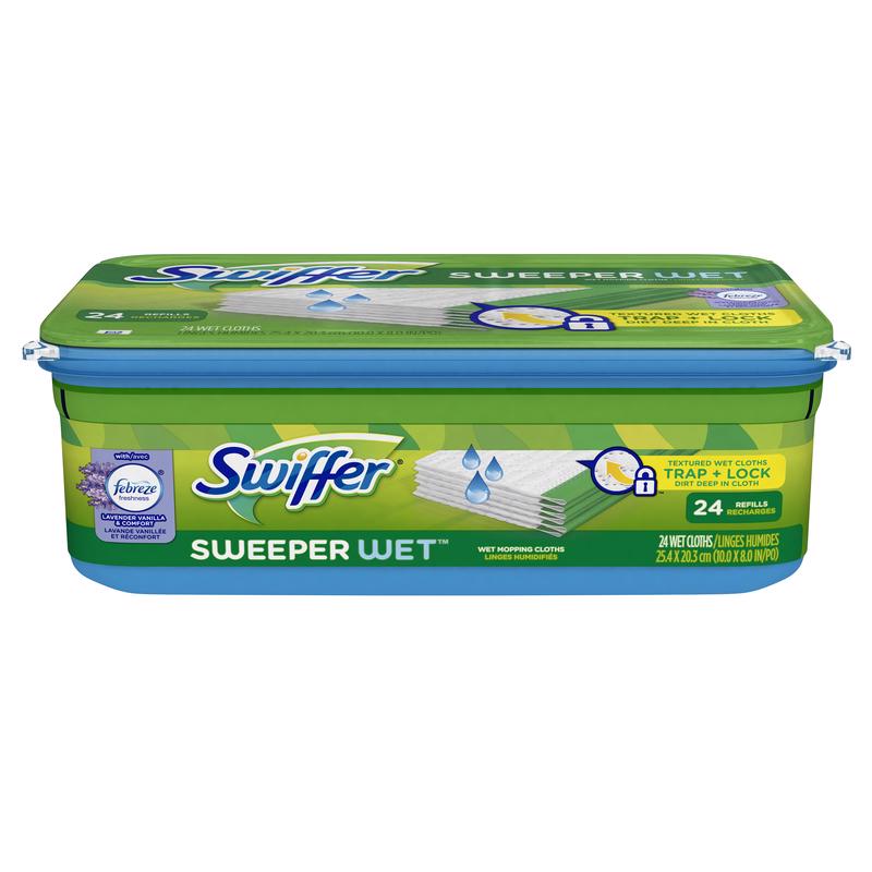 SWIFFER SWEEPER - Swiffer Sweeper 5.4 in. Wet Microfiber Mop Refill 24 pk