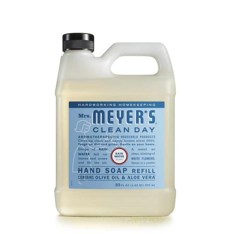 MRS. MEYER'S - Mrs. Meyer's Clean Day Rain Water Scent Hand Soap Refill 33 oz