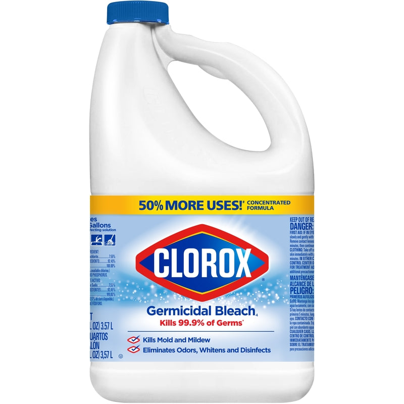 CLOROX - Clorox Regular Scent Germicidal Bleach 121 oz - Case of 3