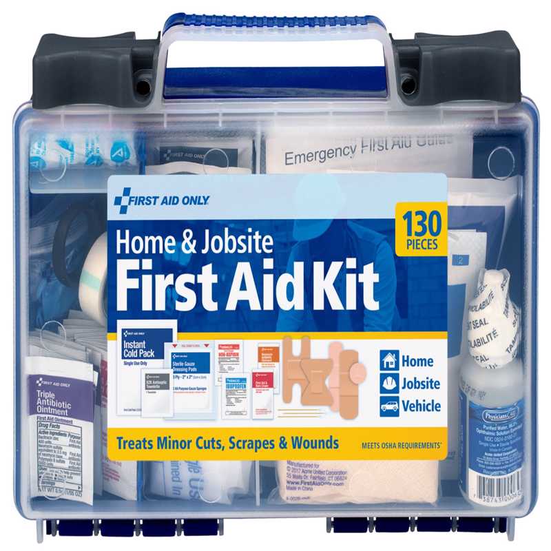 FIRST AID ONLY - First Aid Only Home & Jobsite Multicolored 25 Person First Aid Kit