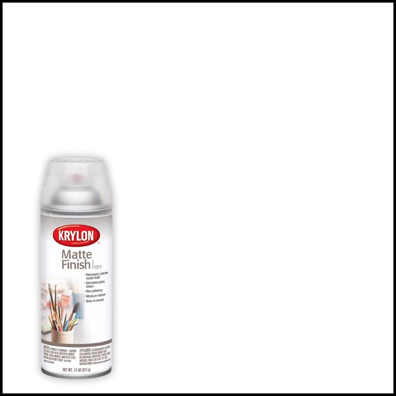 KRYLON - Krylon Matte Finish Clear Finish Spray Coating 11 oz - Case of 6