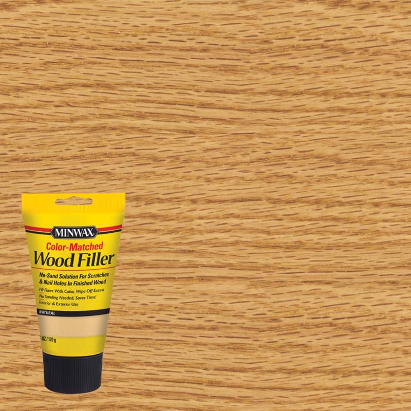 MINWAX - Minwax Color-Matched Natural Wood Filler 6 oz
