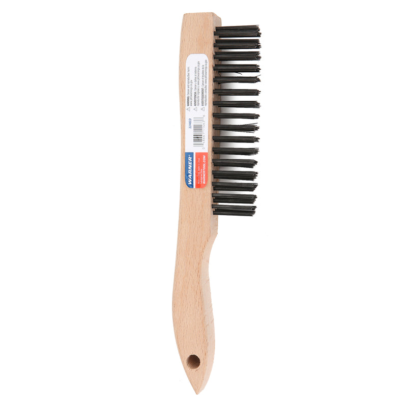 WARNER - Warner 4 in. W X 11 in. L Carbon Steel Wire Brush - Case of 6