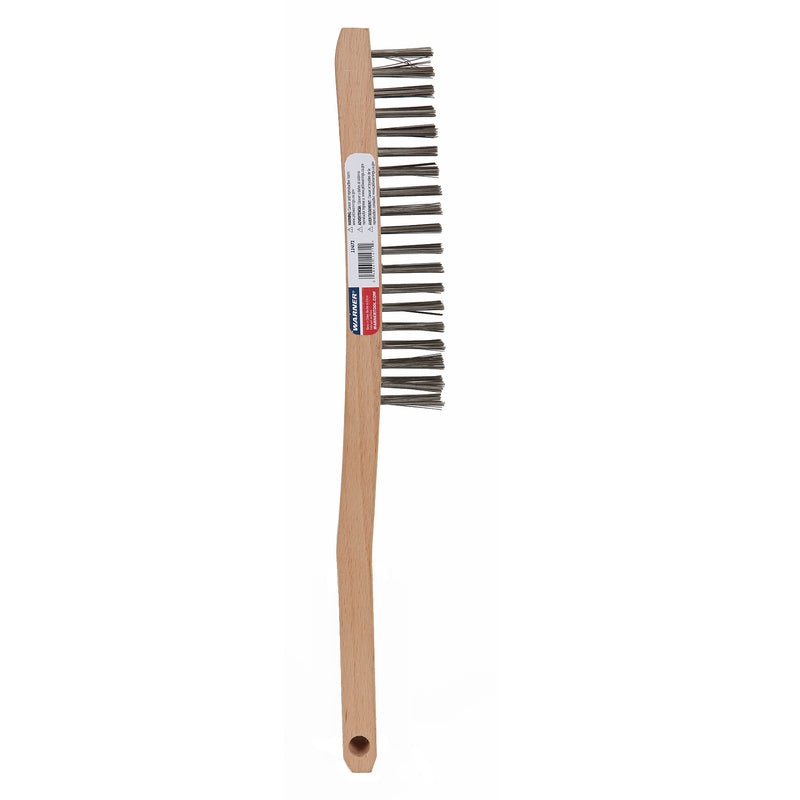 WARNER - Warner 3 in. W X 13 in. L Stainless Steel Wire Brush - Case of 6