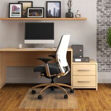 Advantagemat® Phthalate Free Vinyl Rectangular Chair Mat for Hard Floor - 48" x 60"