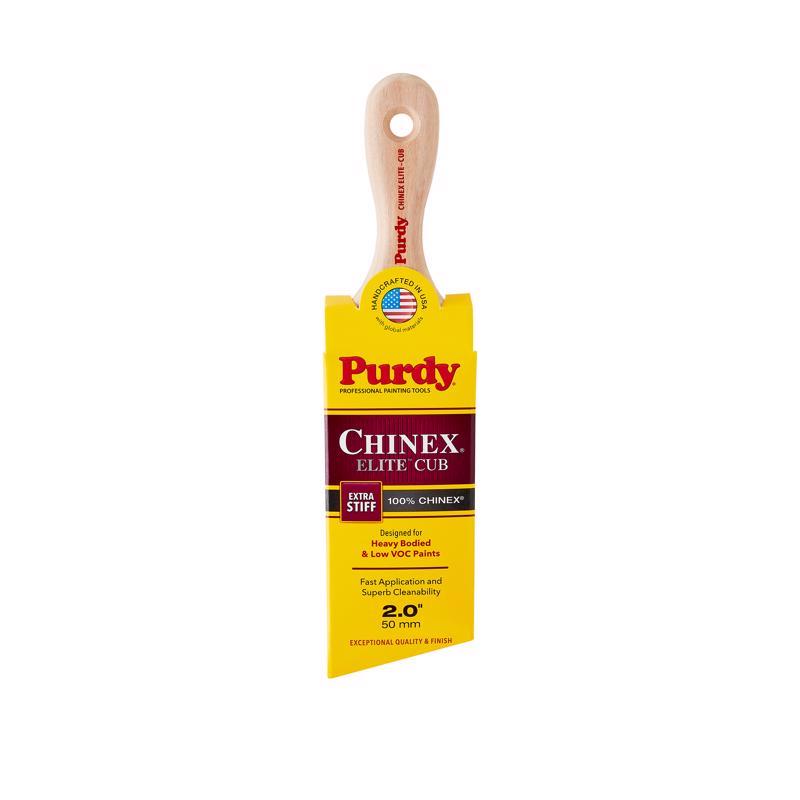 PURDY - Purdy Chinex Elite Cub 2 in. Extra Stiff Angle Trim Paint Brush