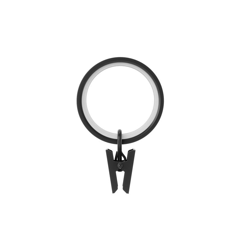 UMBRA - Umbra Cappa Matte Black Clip Ring 3.25 in. L - Case of 6