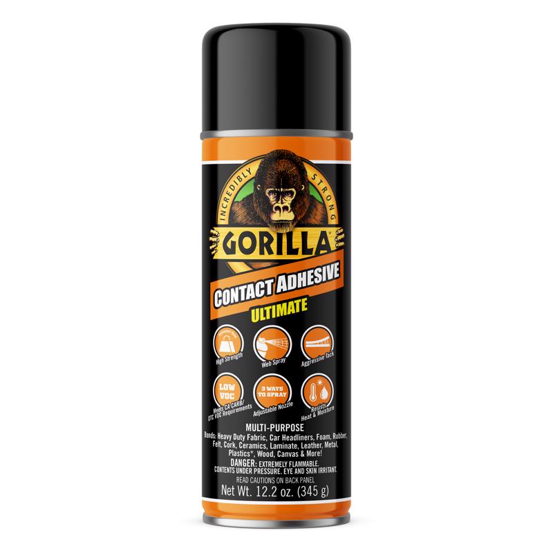 GORILLA - Gorilla Ultimate High Strength Contact Adhesive 12.2 oz - Case of 6