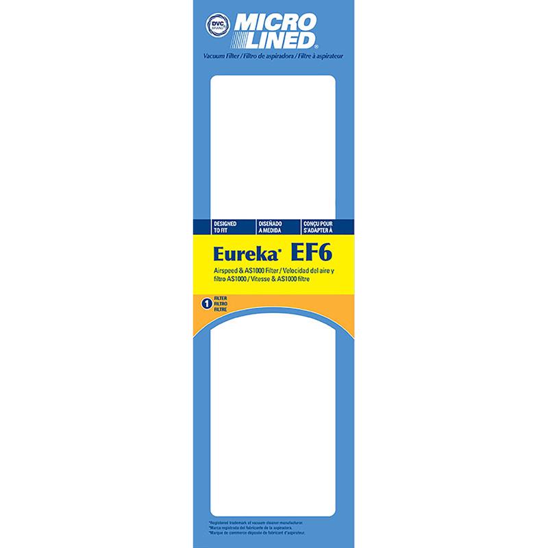 DVC - DVC Micro Lined Vacuum Filter For Eureka EF6 1 pk