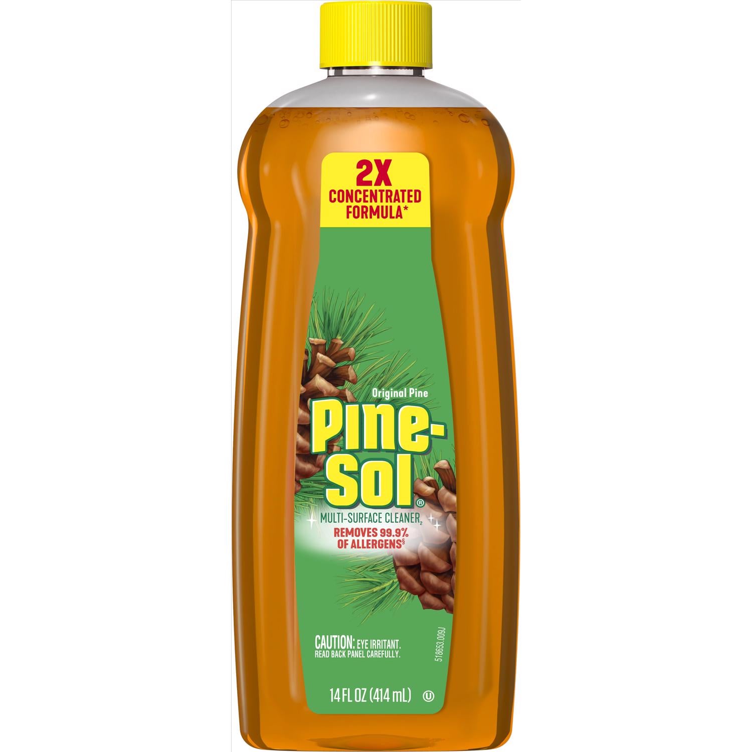 Pine-Sol Pine Scent Concentrated Multi-Surface Cleaner Liquid 14 oz - Case of 12