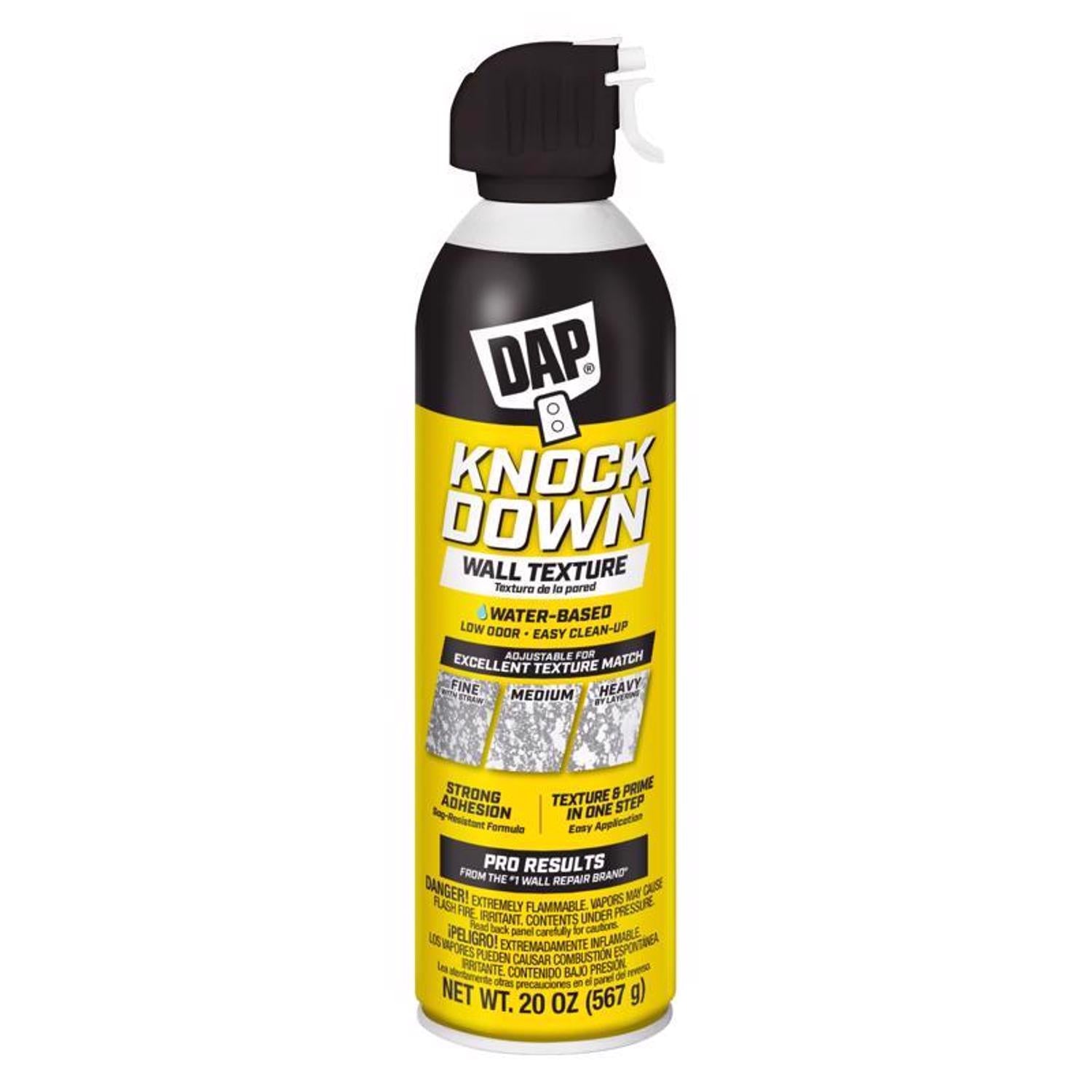 DAP White Water-Based Knockdown Wall Texture 20 oz - Case of 6