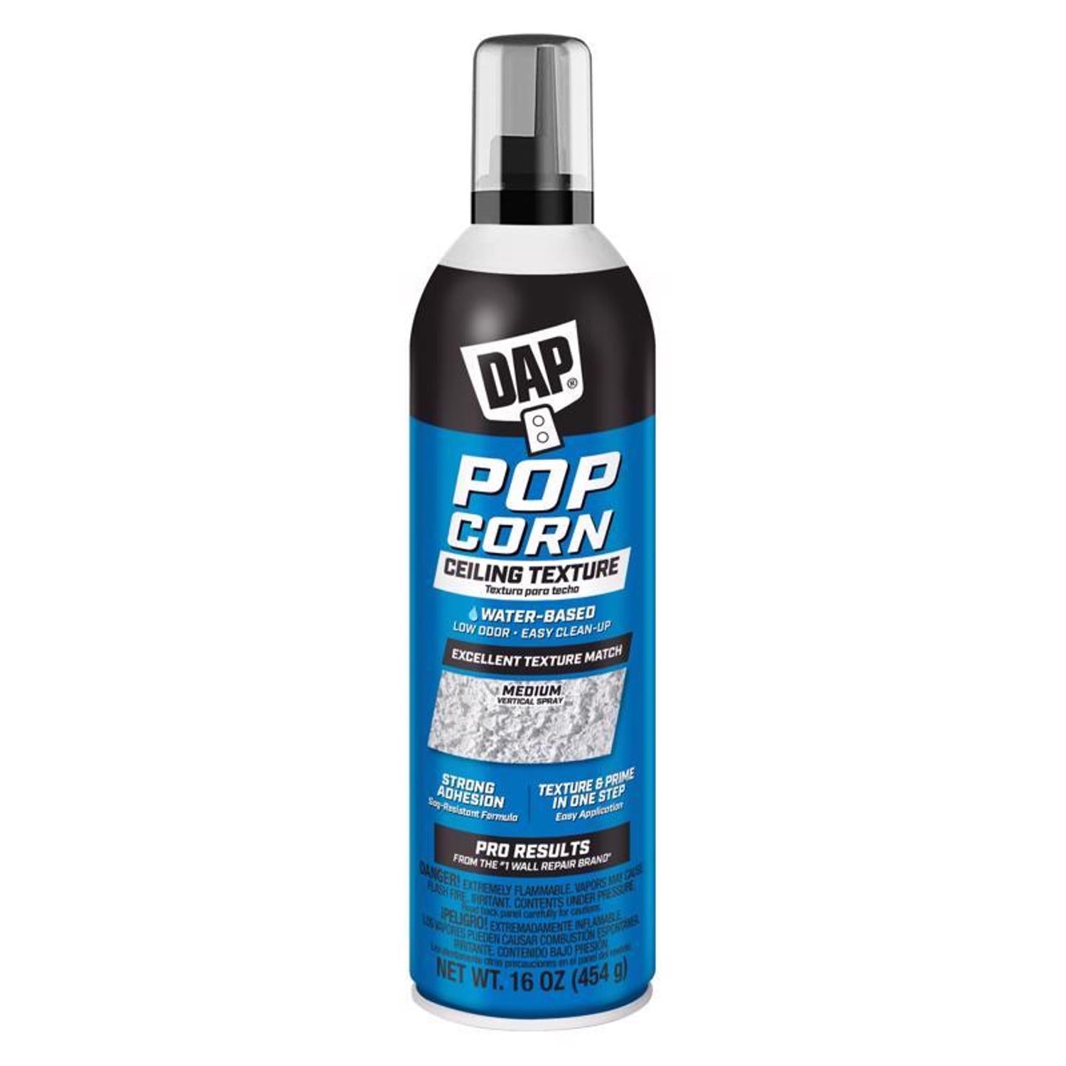 DAP White Water-Based Popcorn Ceiling Spray Texture 16 oz - Case of 6