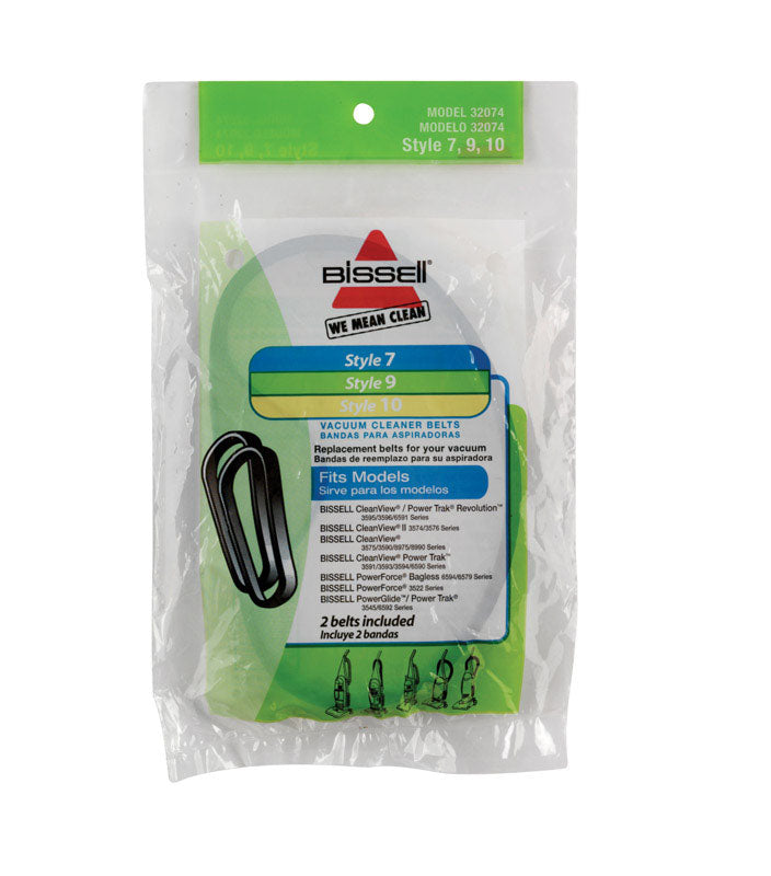 BISSELL - Bissell Vacuum Belt For Powerglide Series Vacuums 2 pk