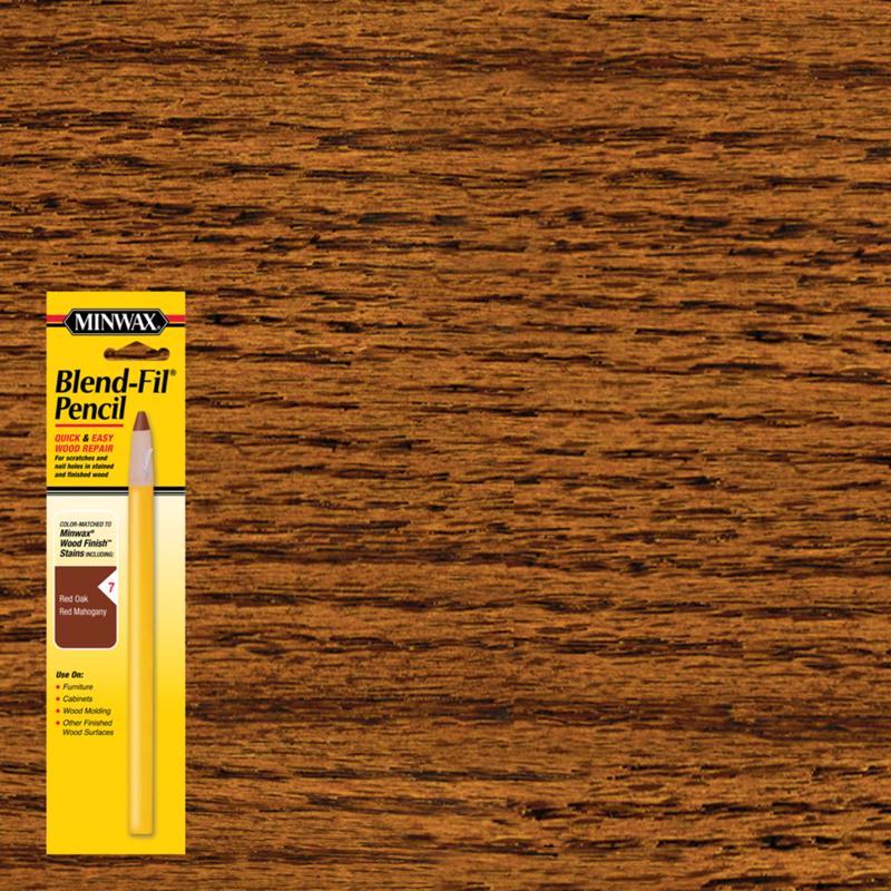 MINWAX - Minwax Blend-Fil No.7 Red Mahogany, Red Oak Wood Pencil 0.8 oz