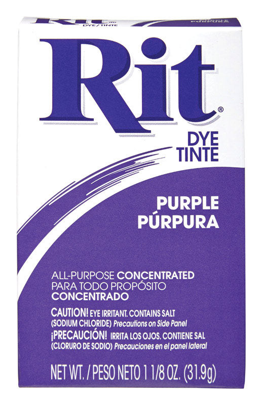RIT - Rit 1.13 oz Purple For Fabric Dye - Case of 6