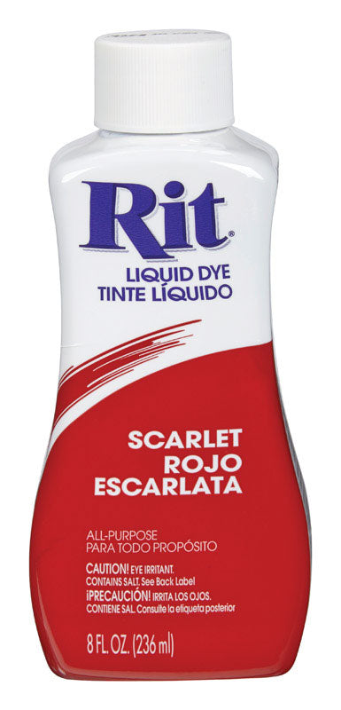 RIT - Rit 8 oz Scarlet For Fabric Dye - Case of 3
