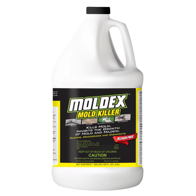 MOLDEX - Moldex Mold Killer No Scent Disinfectant Deodorizer and Cleaner 1 gal - Case of 4