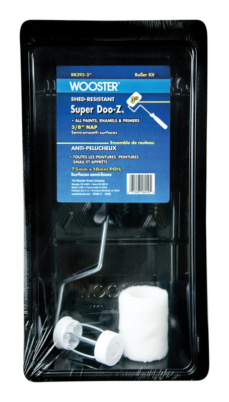 WOOSTER - Wooster 3 in. W Trim Trim Roller Kit Threaded End