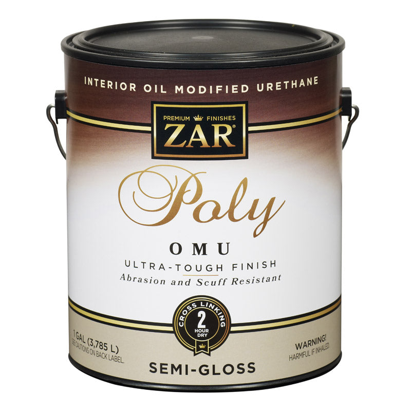 ZAR - ZAR Ultra Max Semi-Gloss Clear Water-Based Polyurethane 1 gal - Case of 2