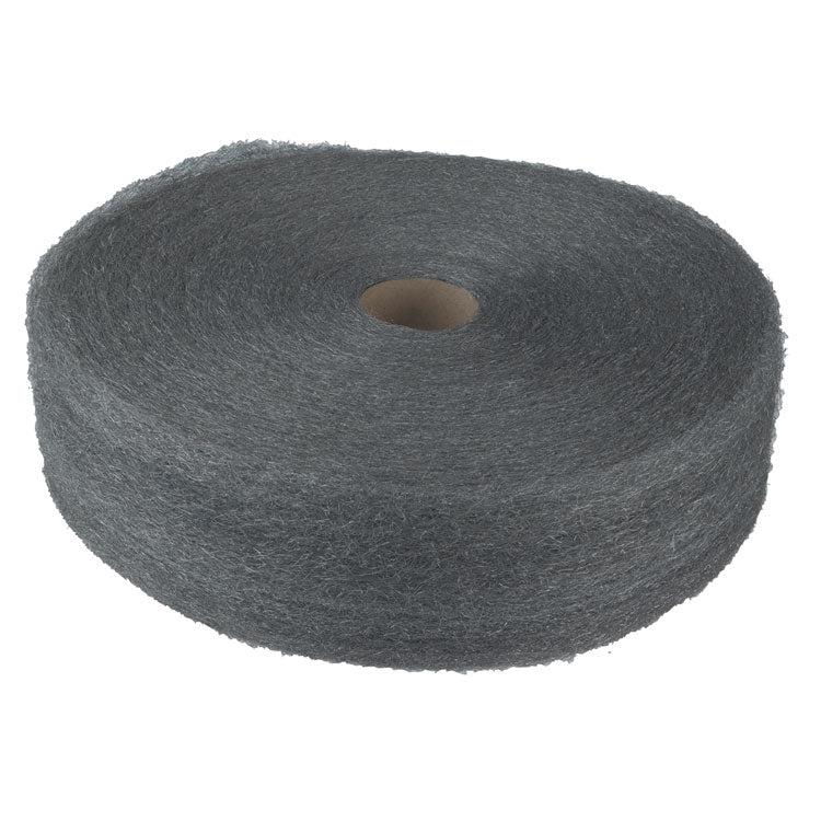 GMT - Industrial-Quality Steel Wool Reel, #1 Medium, 5 lb Reel, 6/Carton
