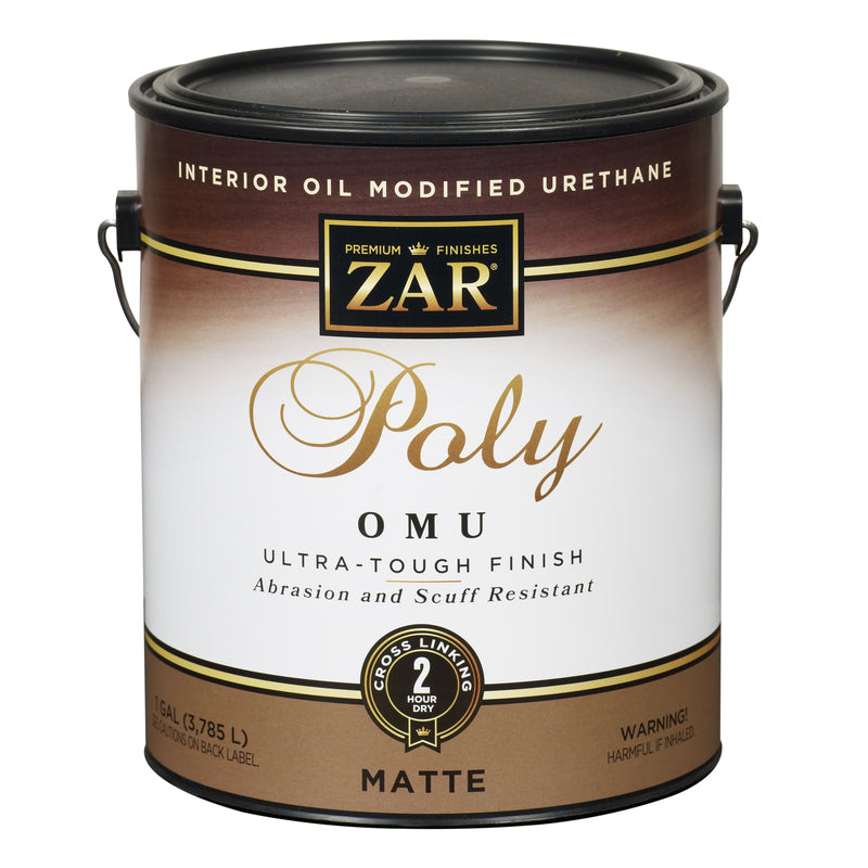 ZAR - ZAR Ultra Max Matte Clear Water-Based Polyurethane 1 gal - Case of 2