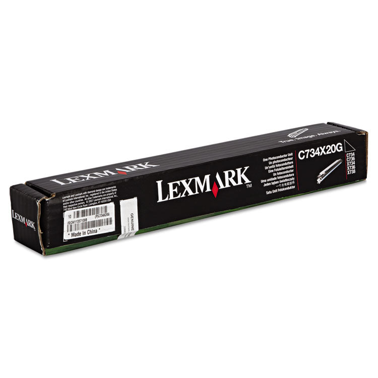 Lexmark - C734X20G Photoconductor Kit, 20,000 Page-Yield, Black