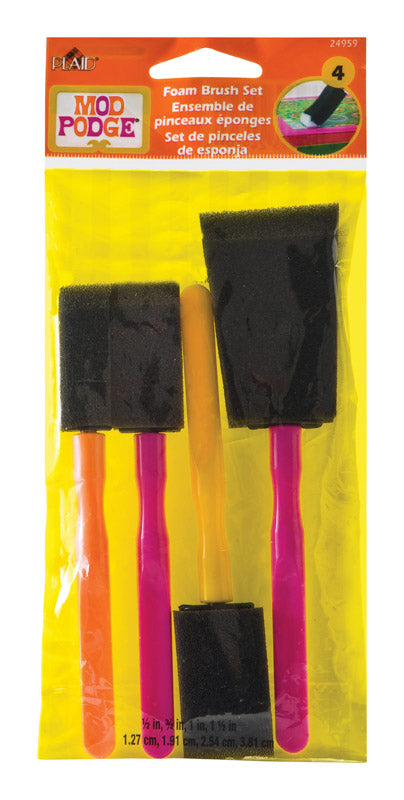 PLAID - Plaid Mod Podge Assorted Decoupage Brush Set - Case of 3
