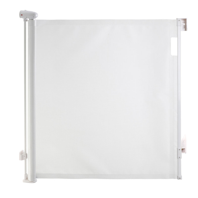 Glide 'N Hide Extra Tall Retractable Baby Gate, White