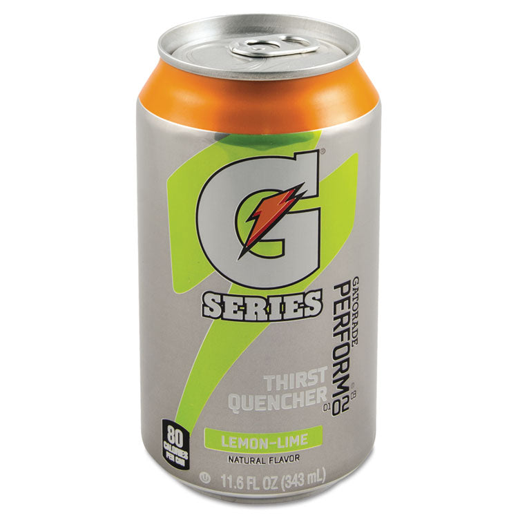 Gatorade - Thirst Quencher Can, Lemon-Lime, 11.6oz Can, 24/Carton