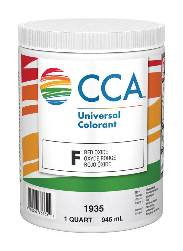 NOVOCOLOR - Valspar CCA F Red Oxide Paint Colorant 1 qt