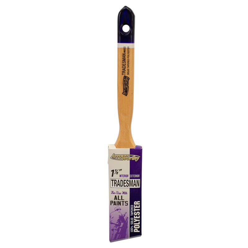 ARROWORTHY - ArroWorthy Tradesman 1-1/2 in. Angle Paint Brush - Case of 12