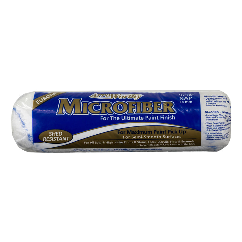 ARROWORTHY - ArroWorthy Microfiber 9 in. W X 9/16 in. Paint Roller Cover 1 pk