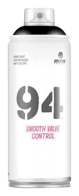MTN - MTN 94 Matte Black Spray Paint 11 oz - Case of 6