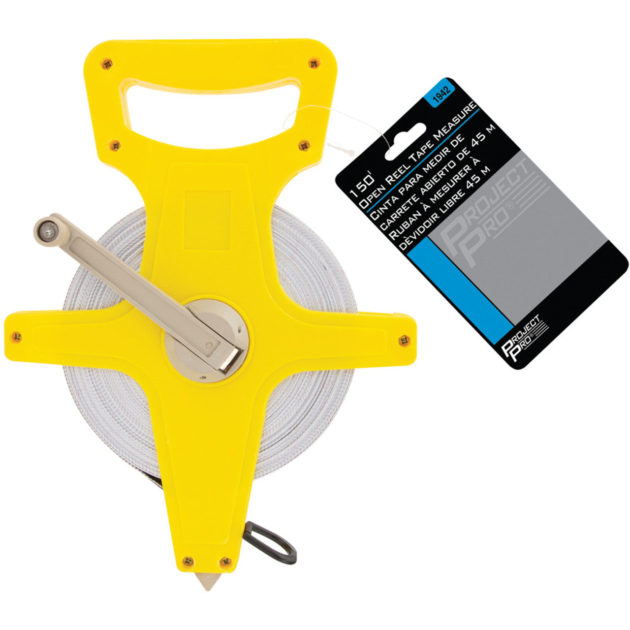 Performance Tool 150-Feet Open Reel Tape Measure (Yellow)