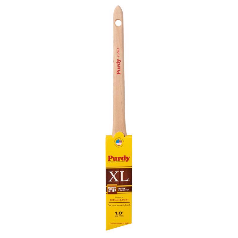 PURDY - Purdy XL Dale 1 in. Medium Stiff Angle Trim Paint Brush