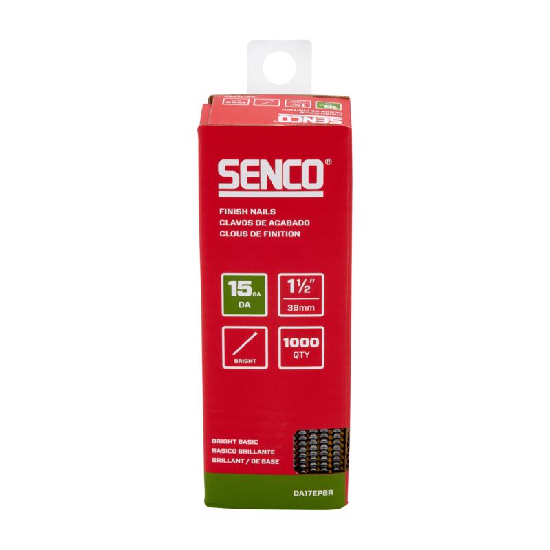 SENCO - Senco 1-1/2 in. Finish/Trim Bright Steel Nail Brad Head