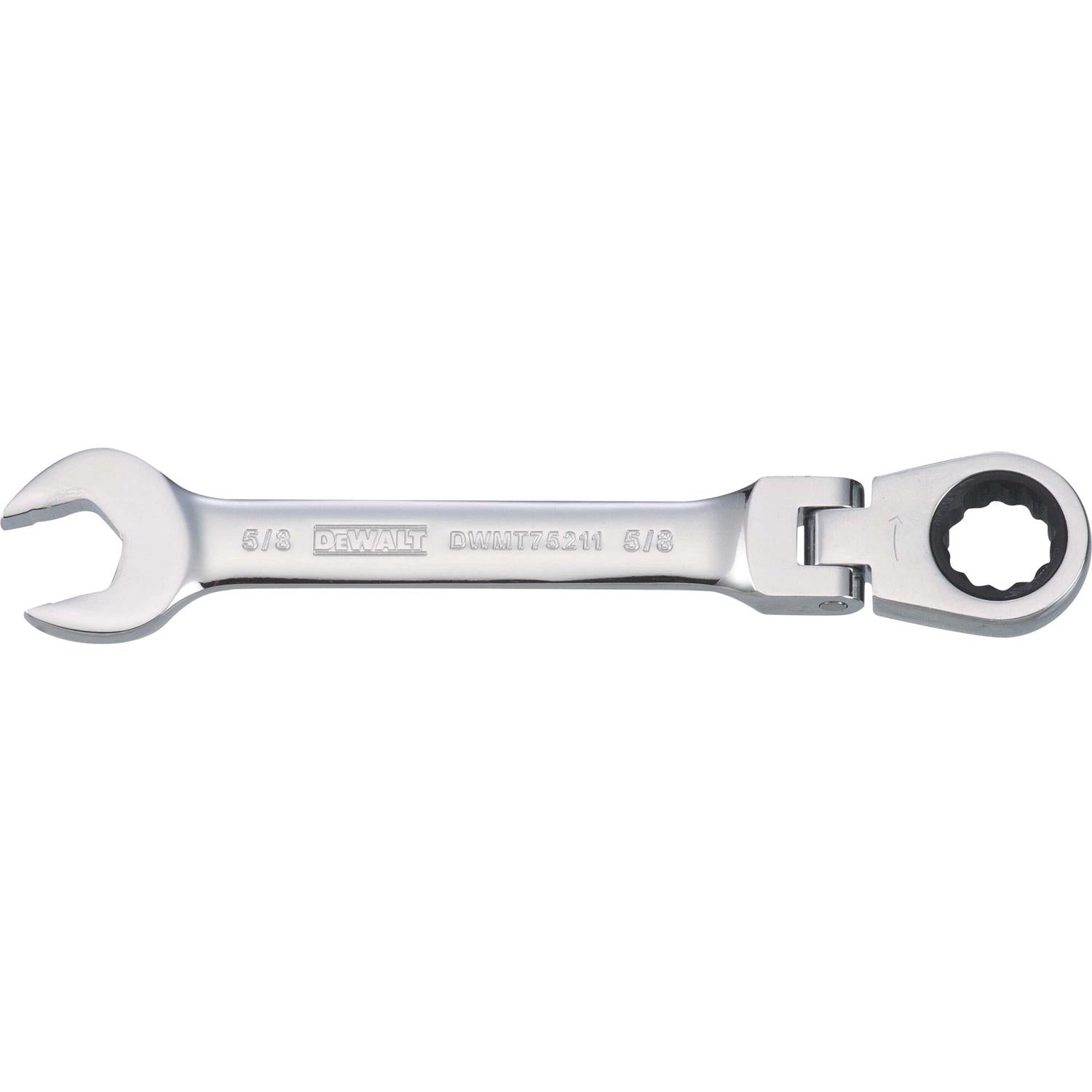 DeWalt 5/8 in. X 5/8 in. 12 Point SAE Flex Head Combination Wrench 7.03 in. L 1 pc