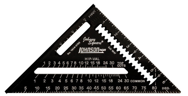 JOHNSON - Johnson 7 in. L X 10 in. H Aluminum Rafter Square