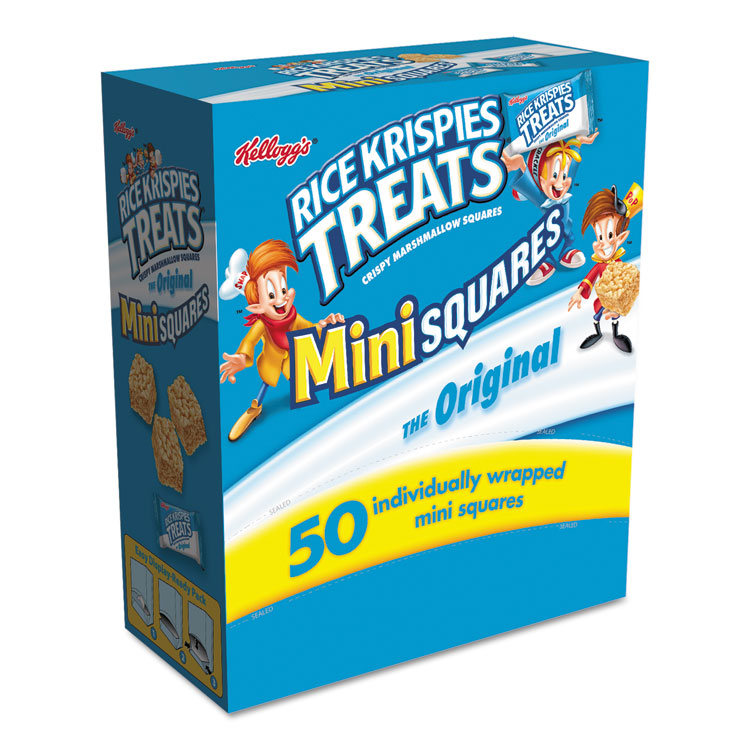Kellogg's - Rice Krispies Treats, Mini Squares, 0.39 oz, 50/Box