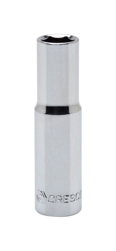 CRESCENT - Crescent 17 mm X 3/8 in. drive Metric 6 Point Deep Socket 1 pc