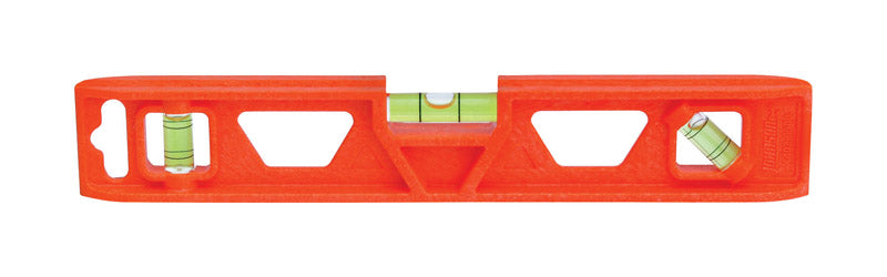 JOHNSON - Johnson Structo-Cast 9 in. Plastic Torpedo Level 3 vial