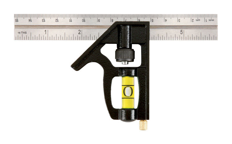 JOHNSON - Johnson 6 in. L Stainless Steel Combination Square - Case of 5