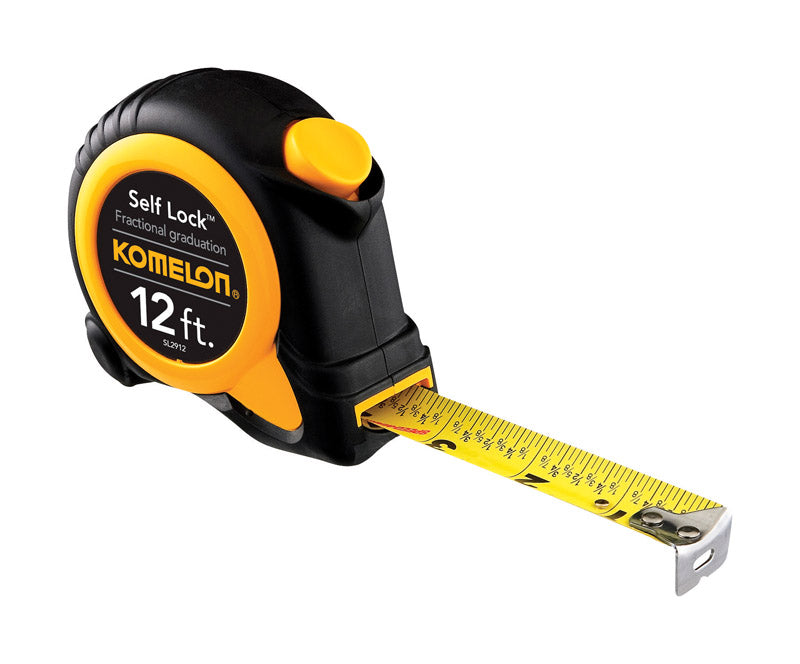 KOMELON - Komelon Self Lock Speed Mark 12 ft. L X 5/8 in. W Tape Rule 1 pk - Case of 4